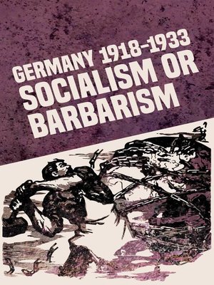 cover image of Germany 1918-1933